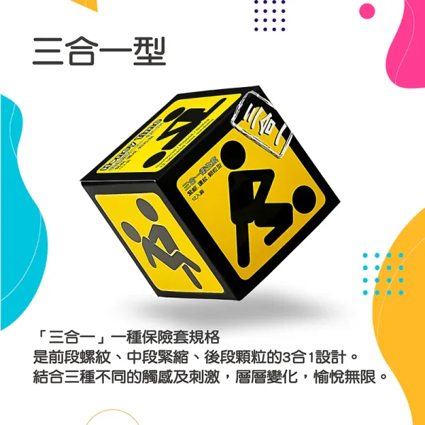 Honey Time【來自全球第一大廠】保險套 黃球_三合一型/12入