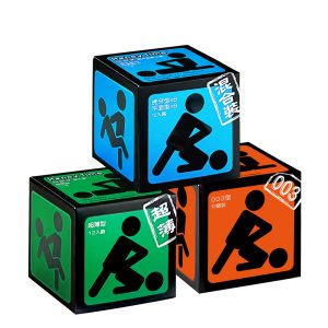 Honey Time【輸入折扣碼享優惠】保險套 (藍綠橘)混合裝/超薄型/003型/12入×3款