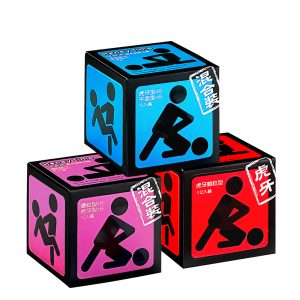 Honey Time【輸入折扣碼享優惠】保險套 (藍紫紅)混合裝/混合型/虎牙型/12入×3款