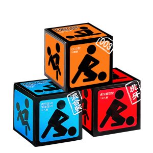 Honey Time【輸入折扣碼享優惠】保險套 (橘藍紅)003型/混合型/虎牙型/12入×3款