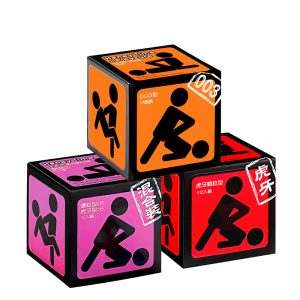 Honey Time【輸入折扣碼享優惠】保險套 (橘紫紅)003型/混合型/虎牙型/12入×3款