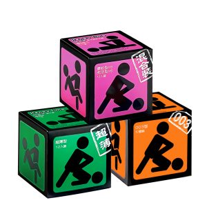 Honey Time【輸入折扣碼享優惠】保險套 (紫綠橘)混合裝/超薄型/003型/12入×3款