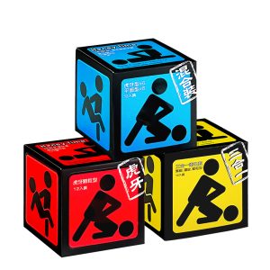 Honey Time【輸入折扣碼享優惠】保險套 (藍紅黃)混合裝/虎牙型/三合一型/12入×3款