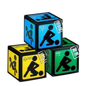 Honey Time【輸入折扣碼享優惠】保險套 (藍黃綠)混合裝/三合一型/超薄型/12入×3款