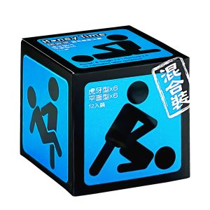 Honey Time【來自全球第一大廠】保險套 藍色_虎牙顆粒型+平面型/12入