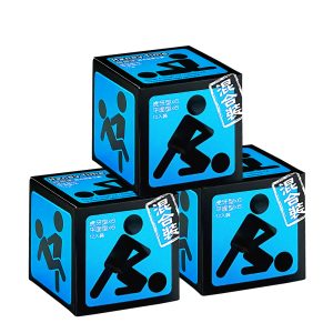 Honey Time【輸入折扣碼享優惠】保險套 藍色_虎牙顆粒型+平面型/12入X3盒